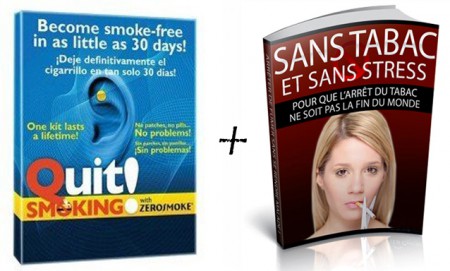 kit zero smoke, livre sans tabac et sans stress, cesser de fumer, auriculothérapie, acupuncture stop tabac, quit smpking, aimants arret tabac,Zero Smoke, Thérapie d’acupression Quit Smoking, aimants antitabac pour arrêter de fumer, Aimants anti-tabac,  